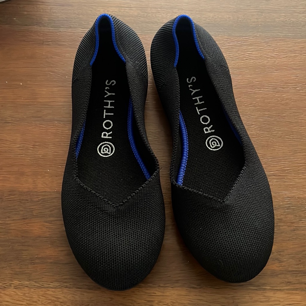 Rothys The Flat Black Preowned